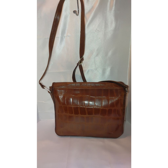 Sorpresa! Crocodile Embossed Messenger Bag - Picture 4 of 9